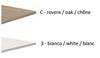 Mobile per ufficio con ante in melaminico cm. 80x46x181,8h