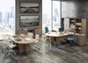 Mobile per ufficio con ante in melaminico cm. 80x46x181,8h