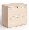Mobile classificatore colore rovere da ufficio per cartelle sospese cm. 80x46x73h