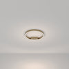 Lampadario A Sospensione Moderno Rim Alluminio Ottone 1 Led 25W