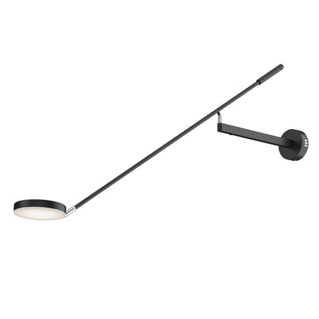 Applique Da Parete Moderno Fad Metallo Nero Metallo 1 Luce Led 6W