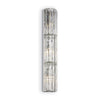 Applique Contemporanea Facet Metallo Cromo 3 Luci Diffusori Vetro