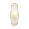 Applique Da Parete Moderno Marmo Metallo Oro Marmo 1 Luce E14 40W