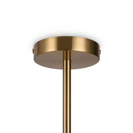 Lampadario A Sospensione Moderno Marble Metallo Ottone Vetro 8 Luci E27 60W