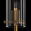 Applique Contemporanea Arco Metallo Ottone 1 Luce Diffusore In Vetro