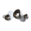 Applique Contemporanea Jack-Stone Acciaio Colore Nichel Led 13W
