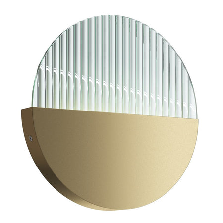 Applique Contemporanea Jupiter Alluminio Ottone 1 Luce 6W