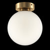 Applique Contemporanea Basic Form Media In Metallo Colore Oro 1 Luce