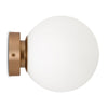 Applique Contemporanea Basic Form Media In Metallo Colore Oro 1 Luce