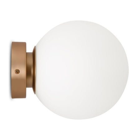Applique Contemporanea Basic Form Media In Metallo Colore Oro 1 Luce