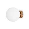 Applique Contemporanea Basic Form Media In Metallo Colore Oro 1 Luce