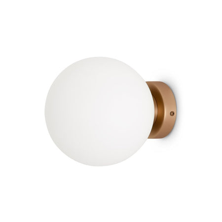 Applique Contemporanea Basic Form Media In Metallo Colore Oro 1 Luce