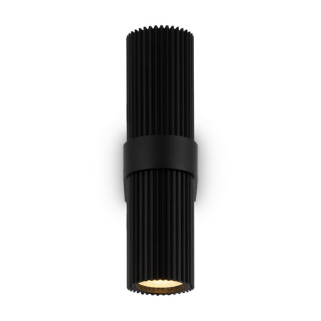 Applique Da Parete Moderno Dynamics Alluminio Nero 2 Luci Gu10 50W