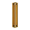 Applique Contemporanea Sonata Led Alluminio Ottone Diffusore Vetro Oro