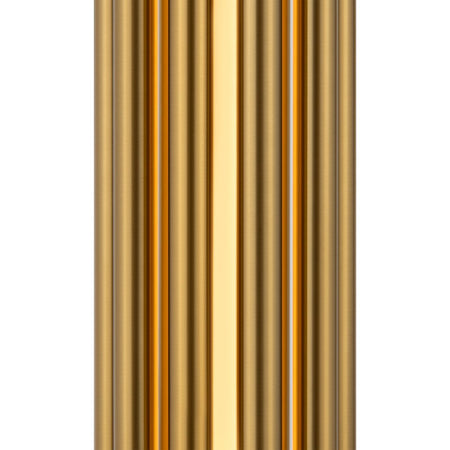 Applique Contemporanea Sonata Led Alluminio Ottone Diffusore Vetro Oro