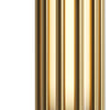 Applique Contemporanea Sonata Led Alluminio Ottone Diffusore Vetro Oro