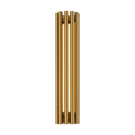 Applique Contemporanea Sonata Led Alluminio Ottone Diffusore Vetro Oro