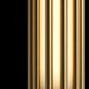 Applique Contemporanea Sonata Led Alluminio Ottone Diffusore Vetro Oro