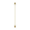 Applique Minimal Led Rotta Metallo Oro 8W