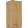 Mobile alto - MODENA - 30 cm - Rovere artigianale e nero opaco - CUISINIER