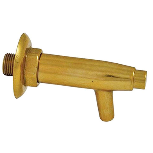 Rubinetto in ottone antichizzato per fontana con erogazione a pulsante 1\2