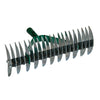 Rastrello sarchiatore a 32 denti, arieggiatore manuale in acciaio verniciato