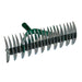 Rastrello sarchiatore a 32 denti, arieggiatore manuale in acciaio verniciato