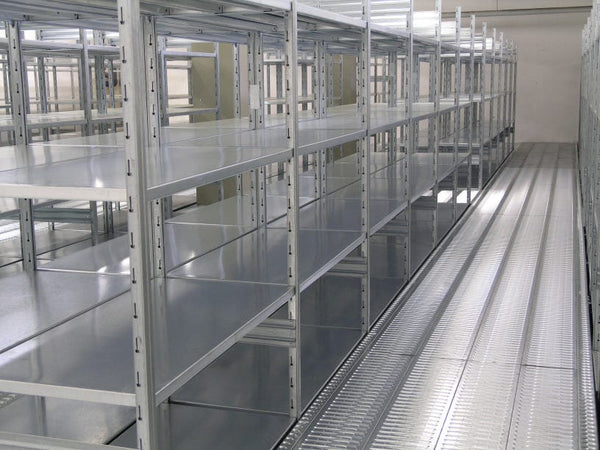 MODULO AGGIUNTIVO scaffali metallici da magazzino Zincata cm. 100x30x300h