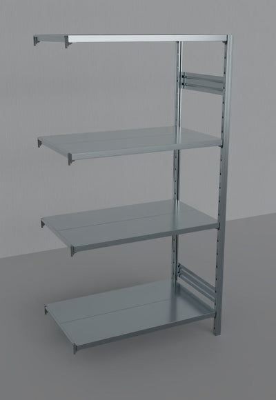 MODULO AGGIUNTIVO scaffalatura di metallo magazzino Zincata cm. 100x60x200h