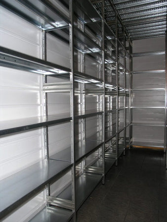 MODULO AGGIUNTIVO scaffalatura in ferro da magazzino Zincata cm. 120x40x150h
