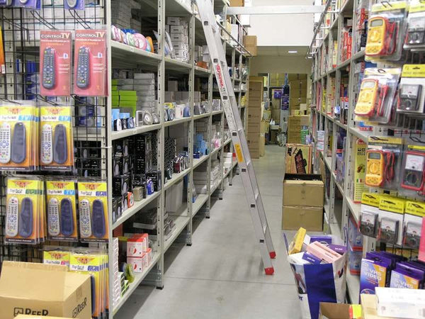 MODULO AGGIUNTIVO scaffalatura in ferro da magazzino Verniciata cm. 120x50x300h