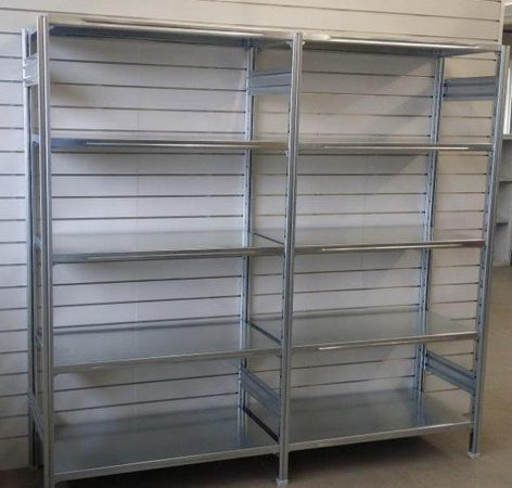 MODULO AGGIUNTIVO scaffalatura metallica da magazzino Zincata cm. 120x80x300h
