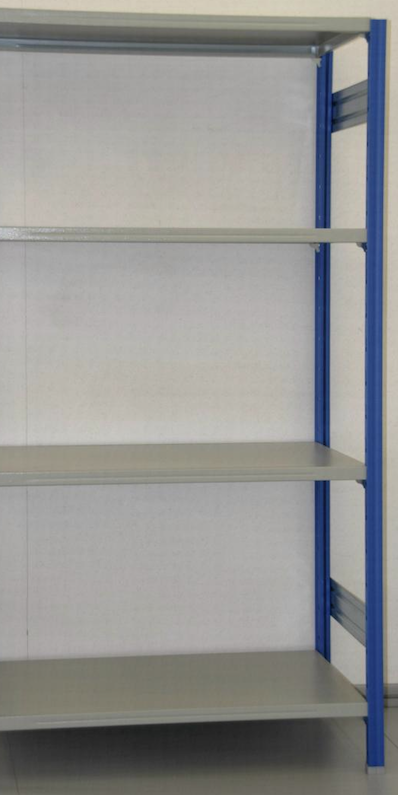 MODULO AGGIUNTIVO scaffalatura metallica da magazzino Verniciata cm. 91x30x300h