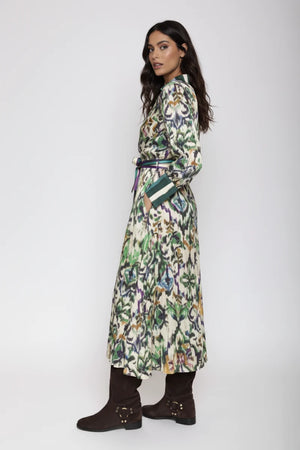 MOKI-B | Abito lungo fantasia Acquarelle