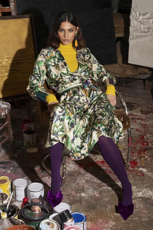 MOKI-B | Abito lungo fantasia Acquarelle