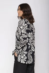 MOKI-B | Camicia manica lunga fantasia foglie