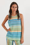 MOKI-B | Maglia smanicata a righe