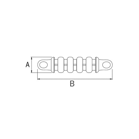 Molla Ormeggio Inox Ø Mm.6X300