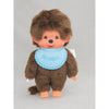 Peluche Scimmia - BANDAI - Monchhichi Bavaglino Azzurro Cielo - 20 cm