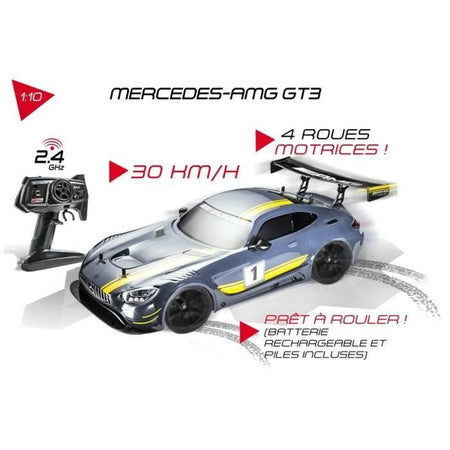 MONDO Mercedes AMG GT3 auto controlado por radio - Escala 1:10 - A partir de 8 aos
