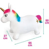 MONDO Cavalcando unicorno che salta