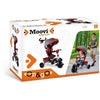 MONDO Triciclo evolutivo convertible y plegable con asiento giratorio - On & Go Moovi Explore - Rojo - 12 meses y más