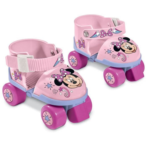 Pattini a rotelle + protezioni - MONDO - Minnie - Protezioni regolabili - Peso massimo: 20 kg