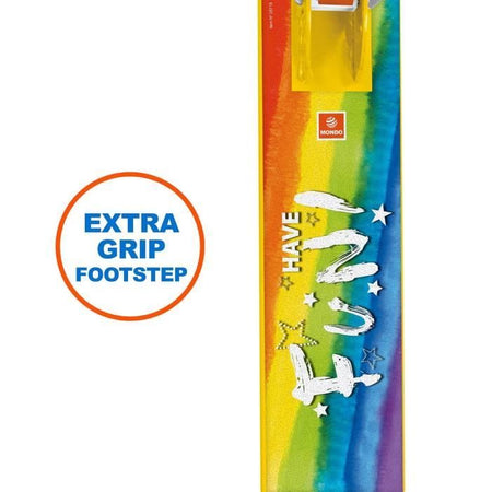 MONDO - SCOOTER / SCOPA POLDABILE A 2 ruote - arcobaleno - arc -en -ciel