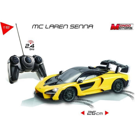 Veicolo radiocomandato - Mondo Motors - Effetti di luce - McLaren Senna - Auto - scala 1:18