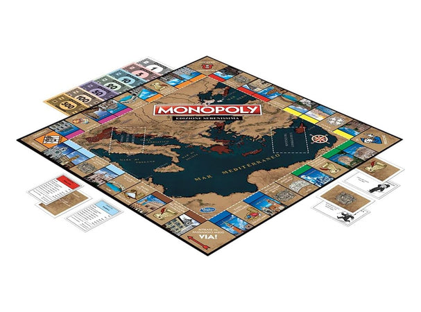 MONOPOLY Edizione Serenissima Gioco da Tavolo Versione Speciale Venezia 8+