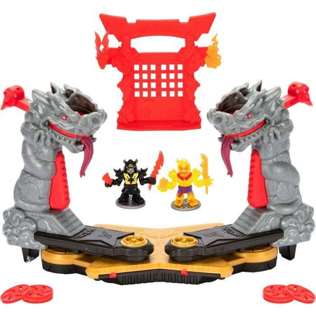 Ninja Fury Combat Arena - MOOSE TOYS - AKEDO - Combatti con figurine, controller ed effetti sonori