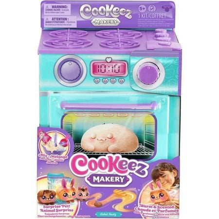 Fabrique a Ptisserie Bleue - MOOSE TOYS - COOKEEZ MAKERY - Forno interattivo, peluche profumato e accessori