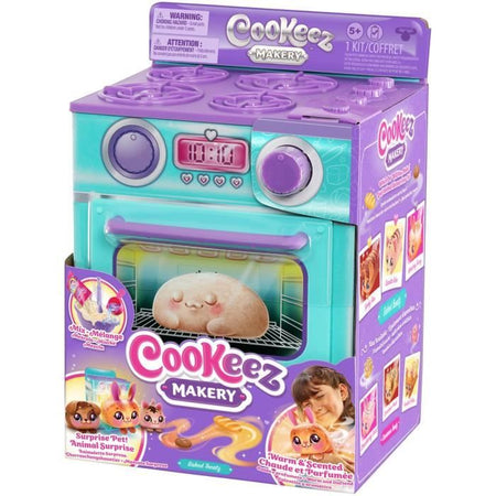 Fabrique a Ptisserie Bleue - MOOSE TOYS - COOKEEZ MAKERY - Forno interattivo, peluche profumato e accessori