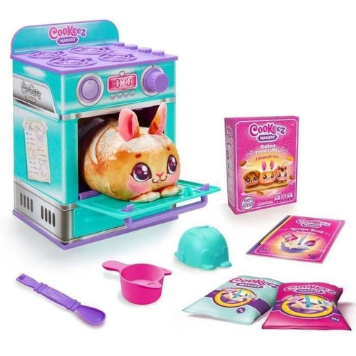 Fabrique a Ptisserie Bleue - MOOSE TOYS - COOKEEZ MAKERY - Forno interattivo, peluche profumato e accessori